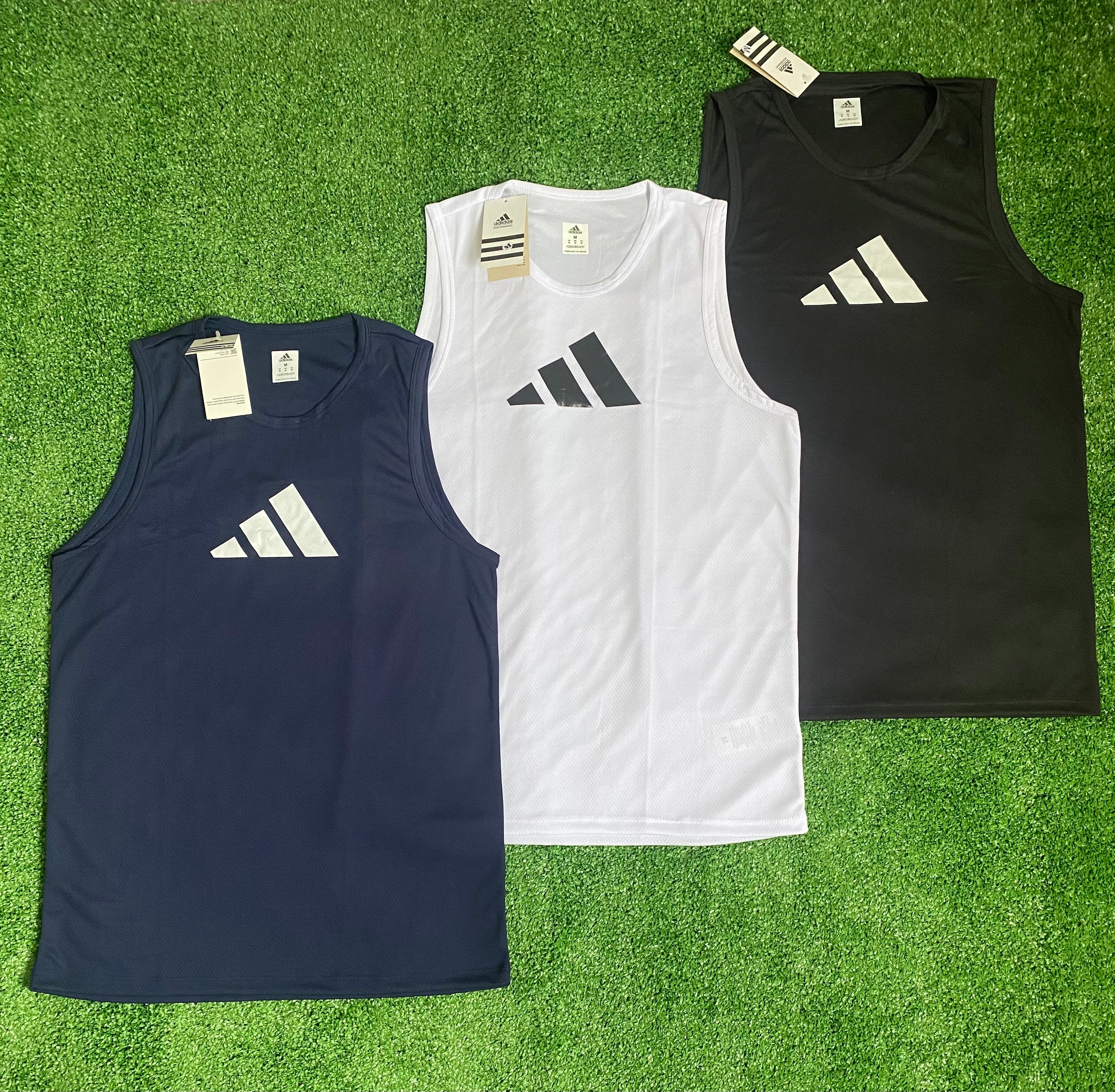 Kit 3 Regatas Dri-fit - Adidas