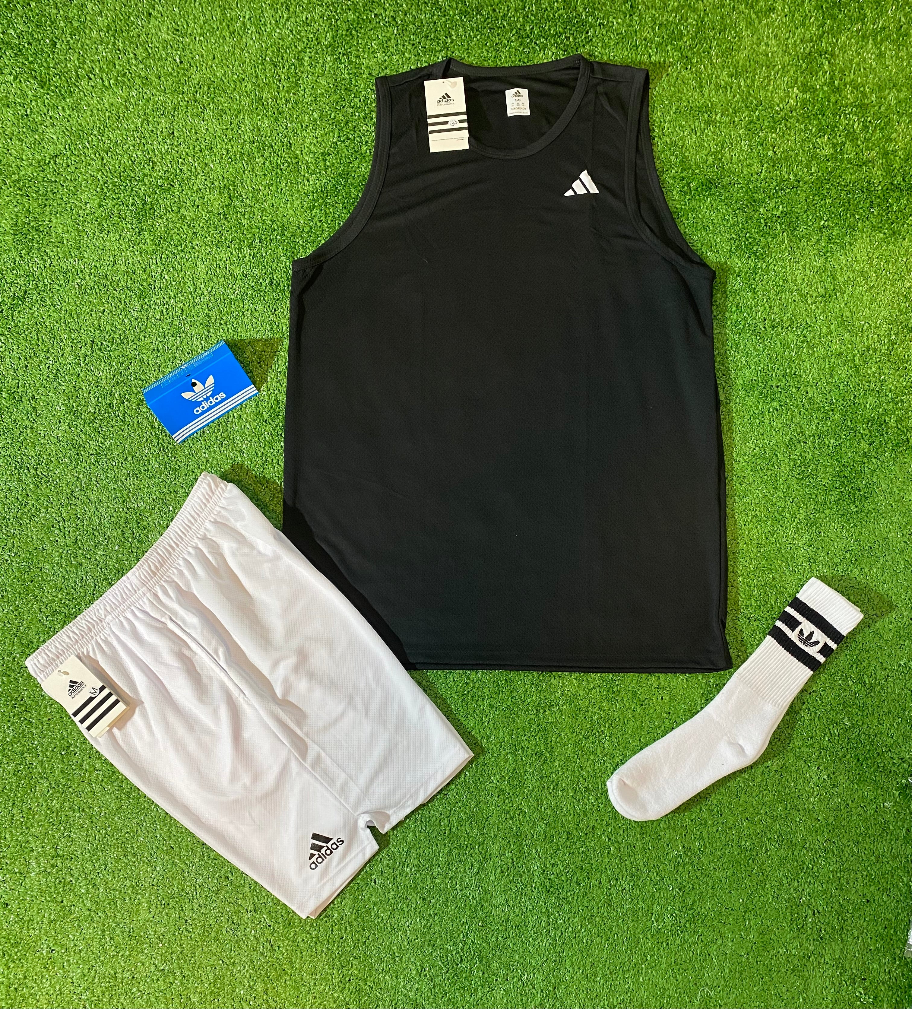 Conjunto Regata + Shorts + Meia Dri-fit - Adidas
