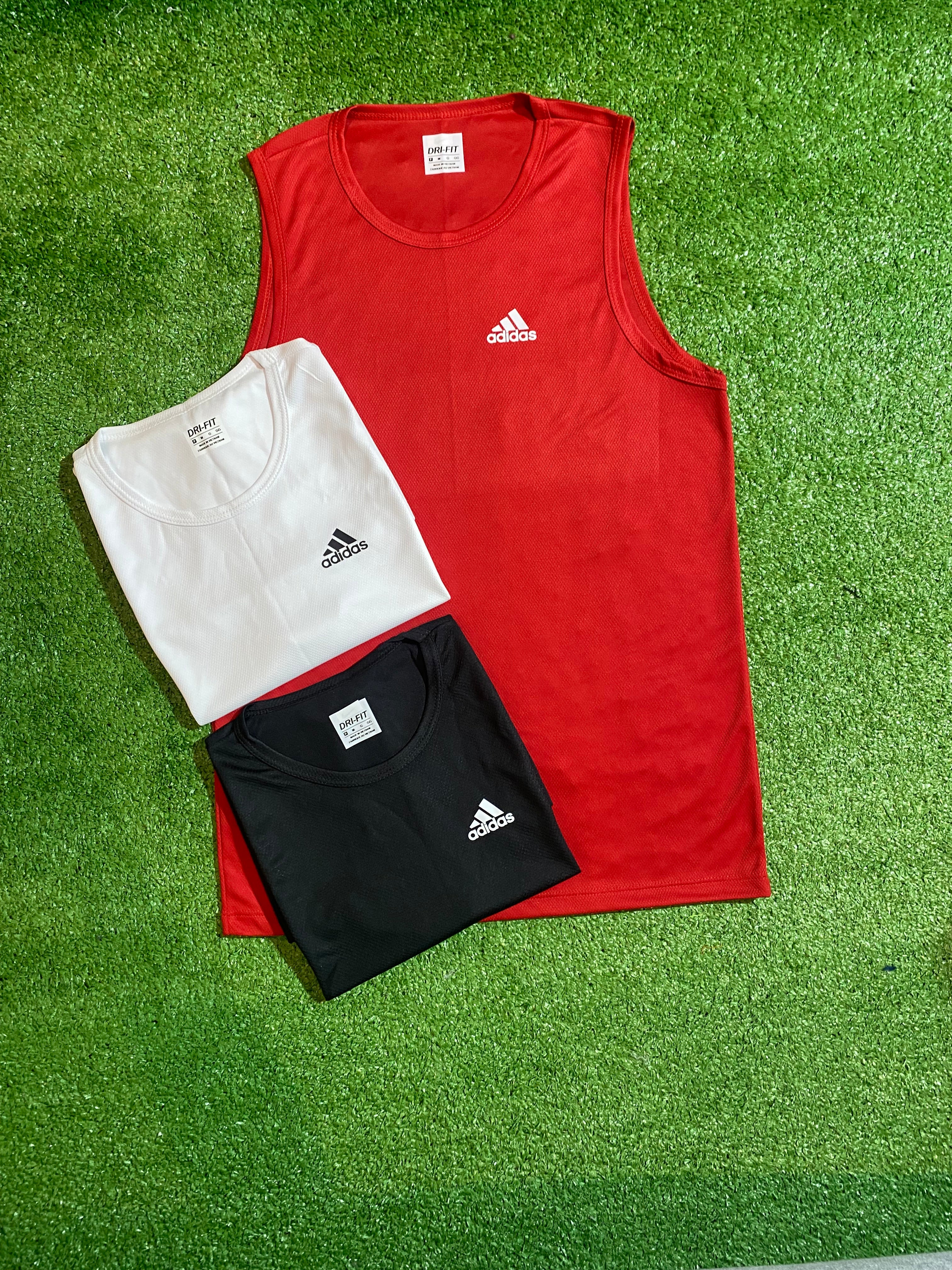 Kit 3 Regatas Dri-fit - Adidas