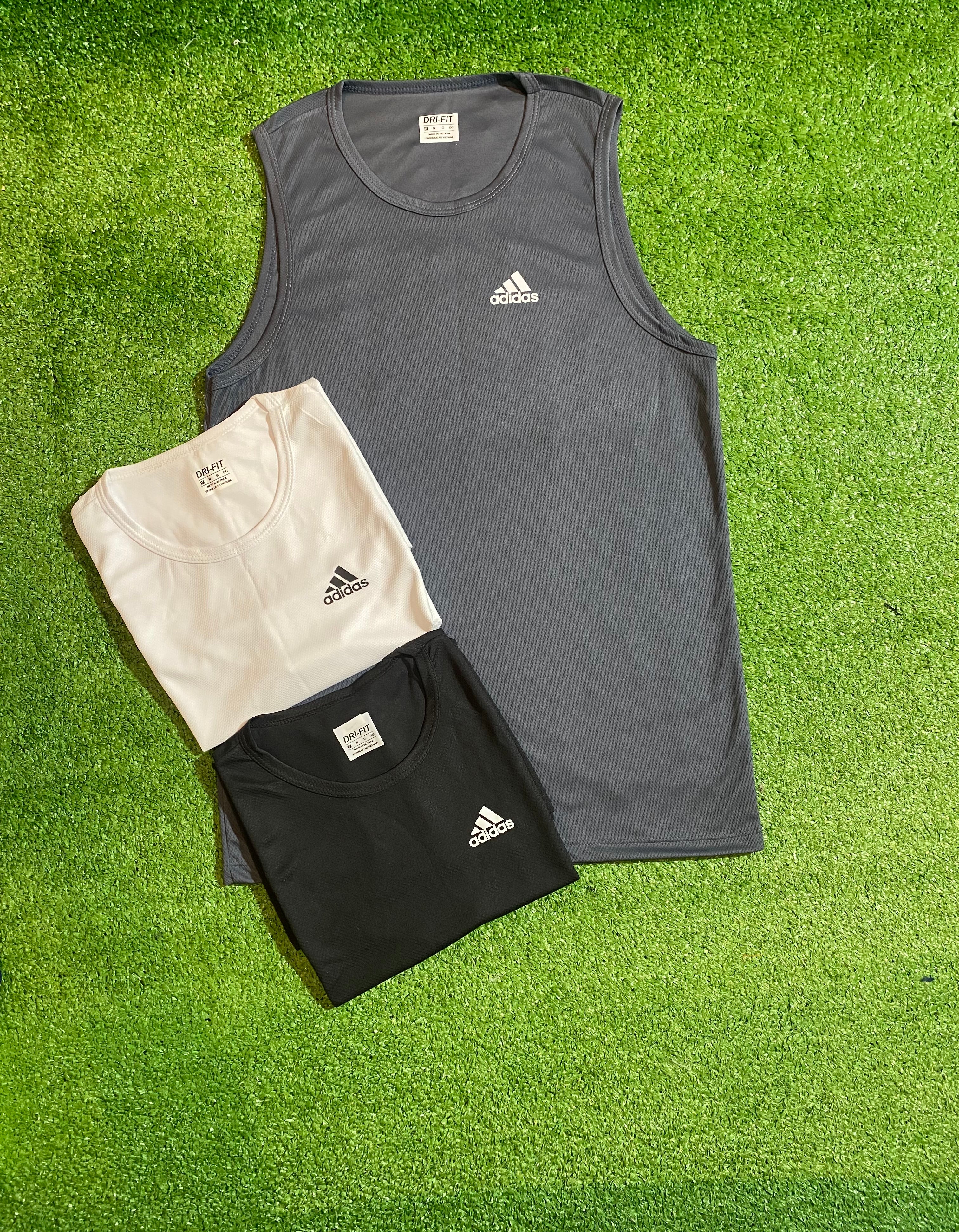 Kit 3 Regatas Dri-fit - Adidas