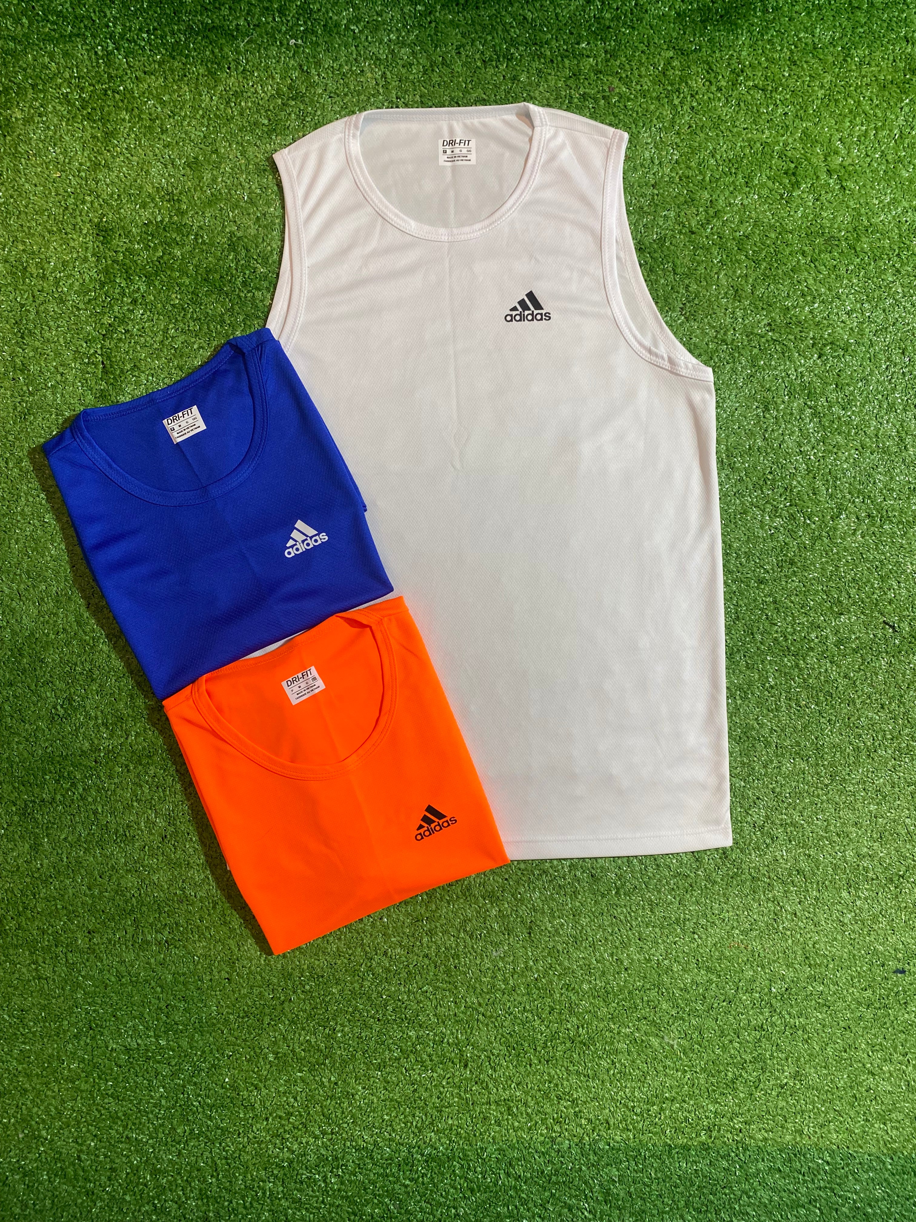 Kit 3 Regatas Dri-fit - Adidas