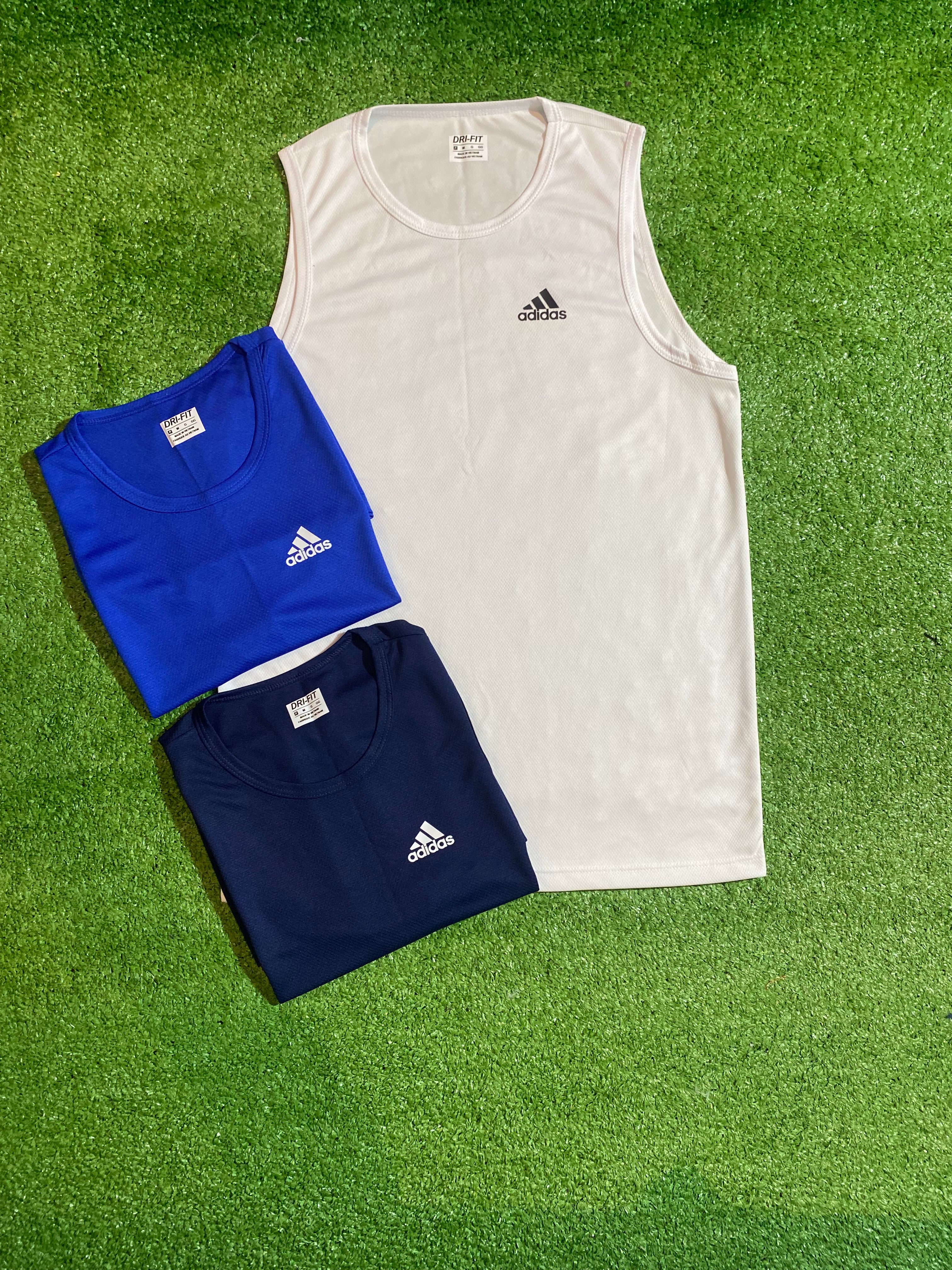 Kit 3 Regatas Dri-fit - Adidas