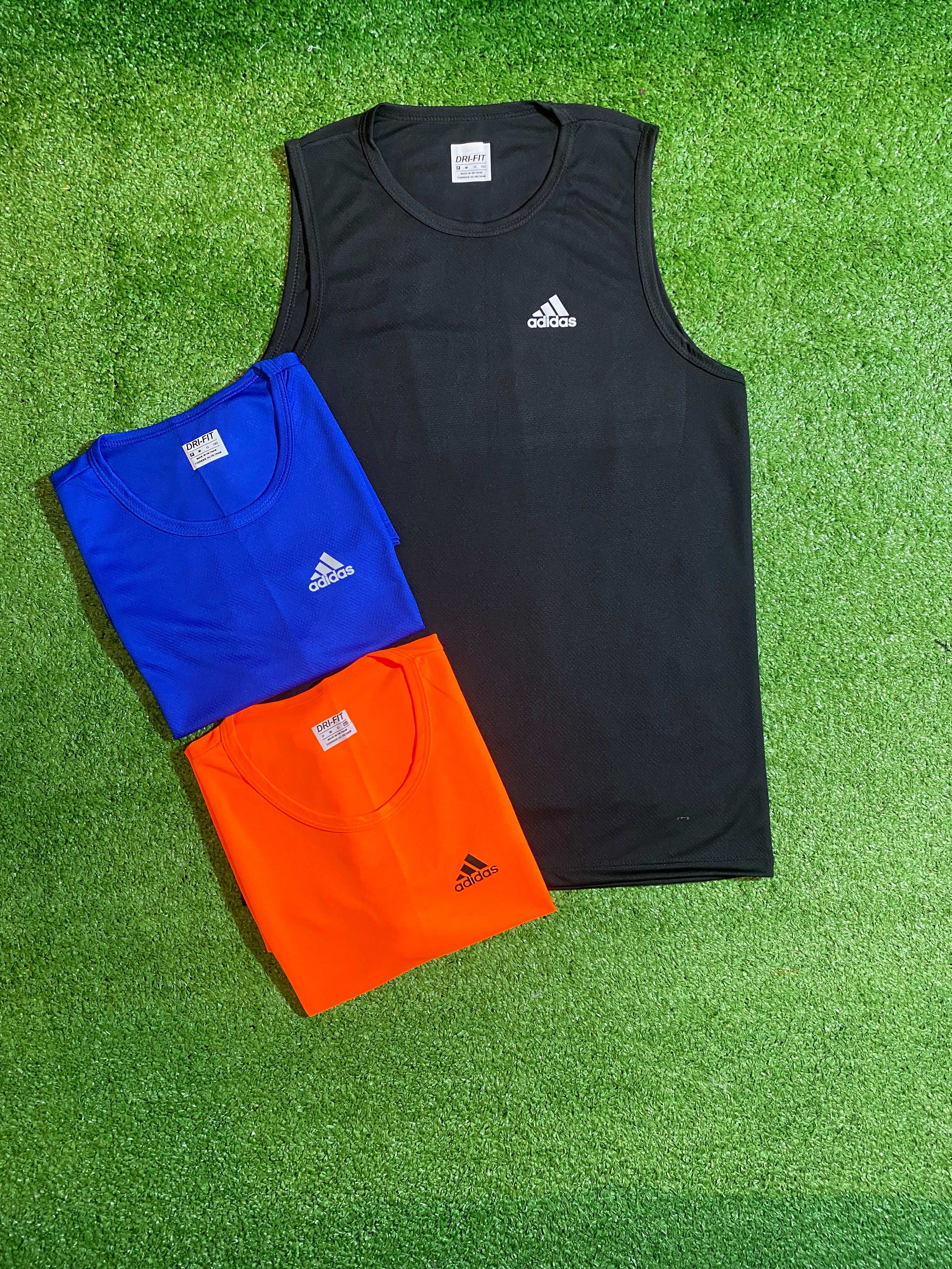 Kit 3 Regatas Dri-fit - Adidas
