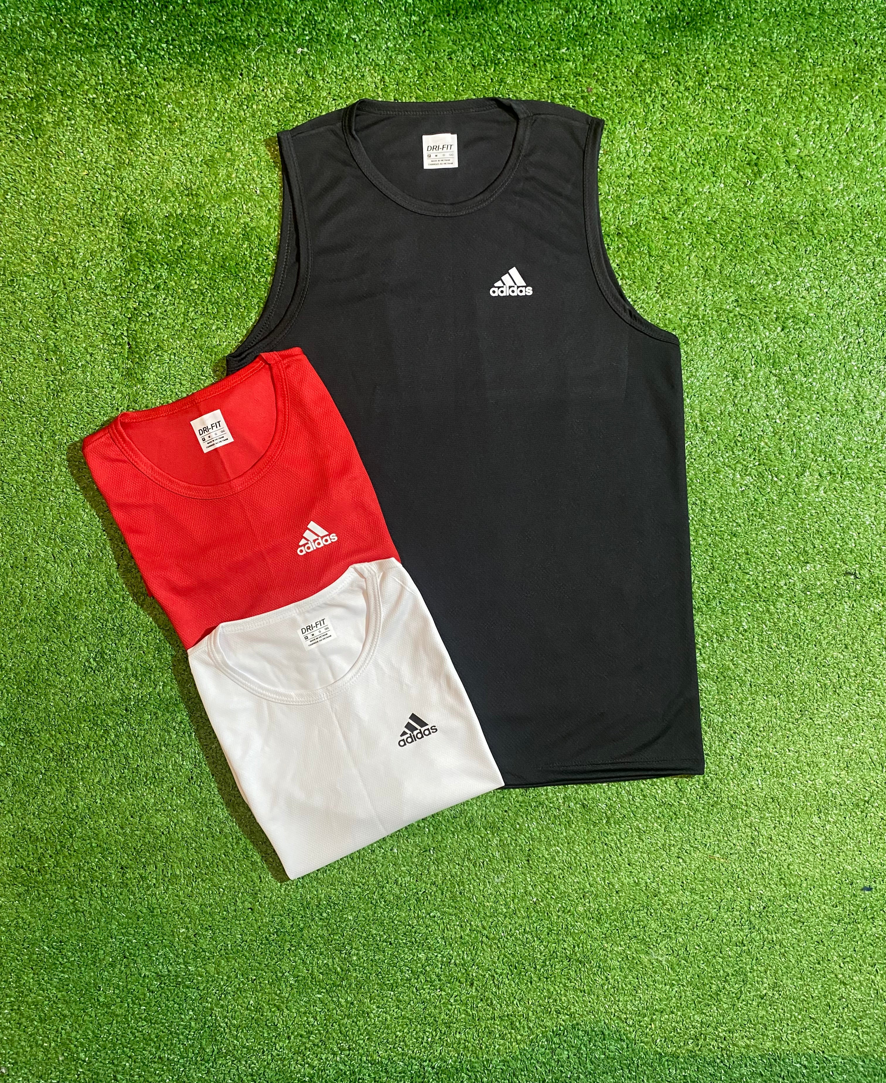 Kit 3 Regatas Dri-fit - Adidas