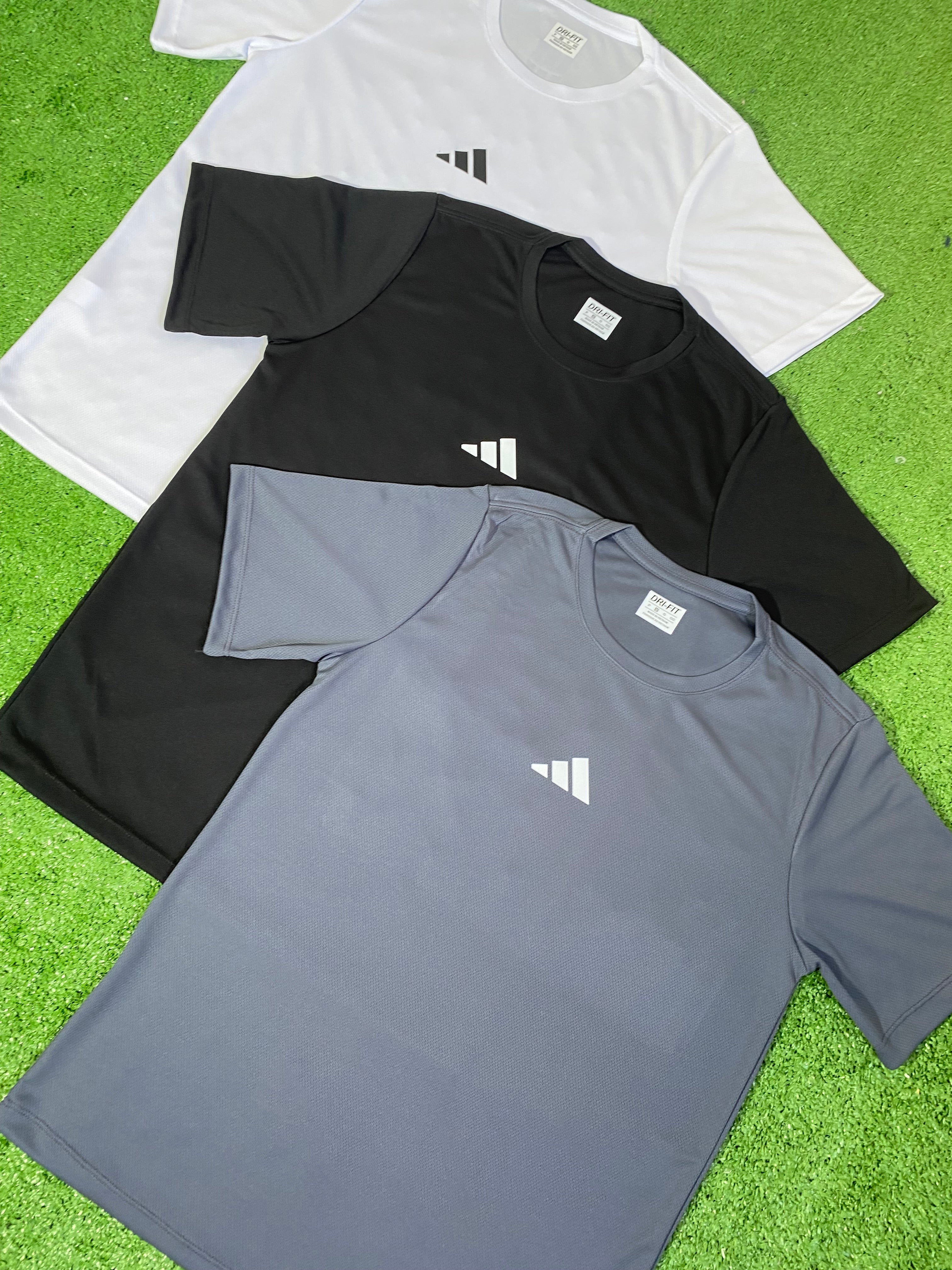 Kit 3 Camisetas Dri-fit - Adidas
