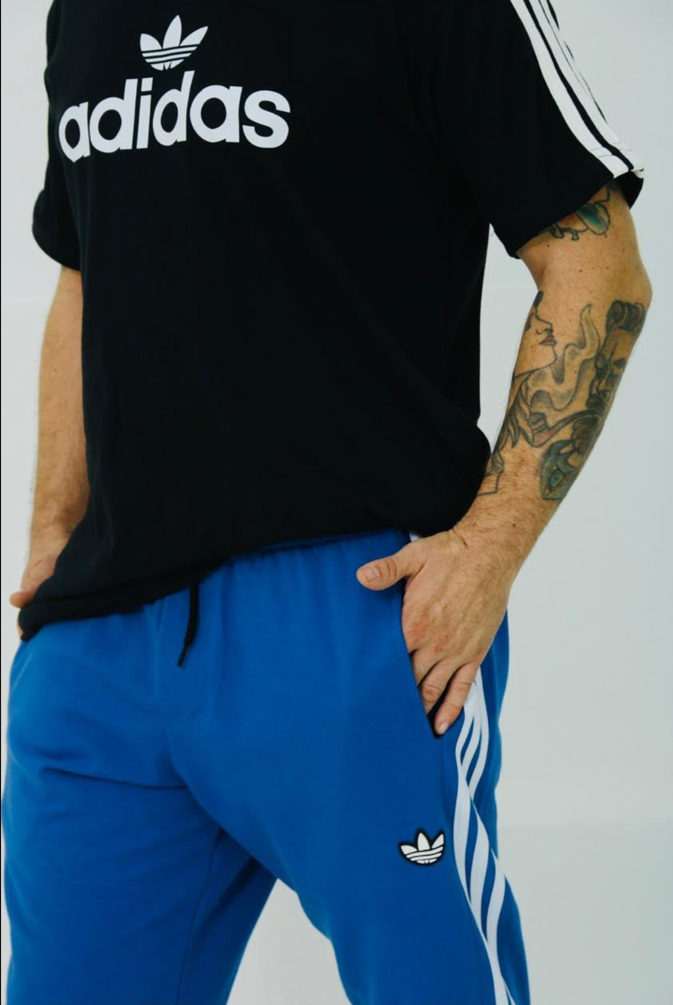 Calça Moletinho 3 Stripes Adidas Originals - Unisex