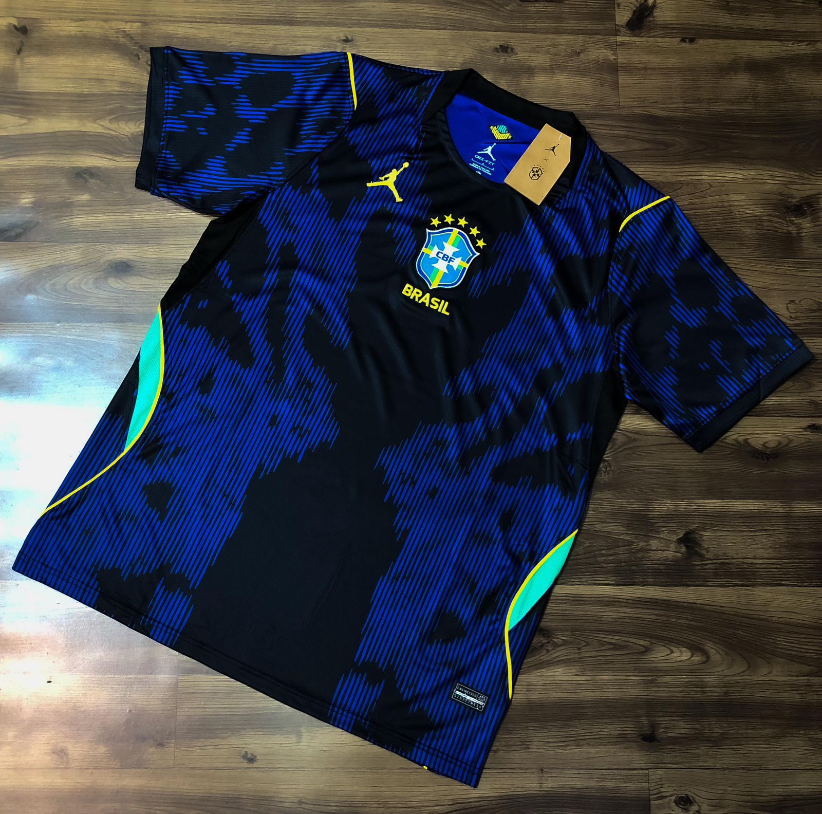 Camiseta Seleção Brasileira Dri-Fit Jogador + Boné Exclusivo Grátis