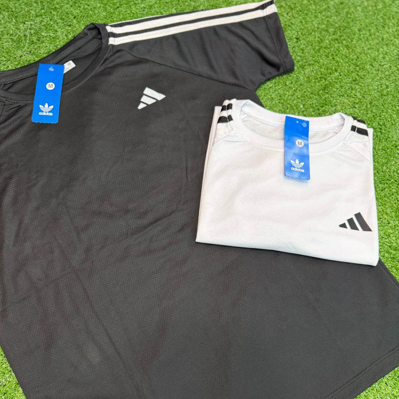 Kit 2 unidades camisa retrô adidas