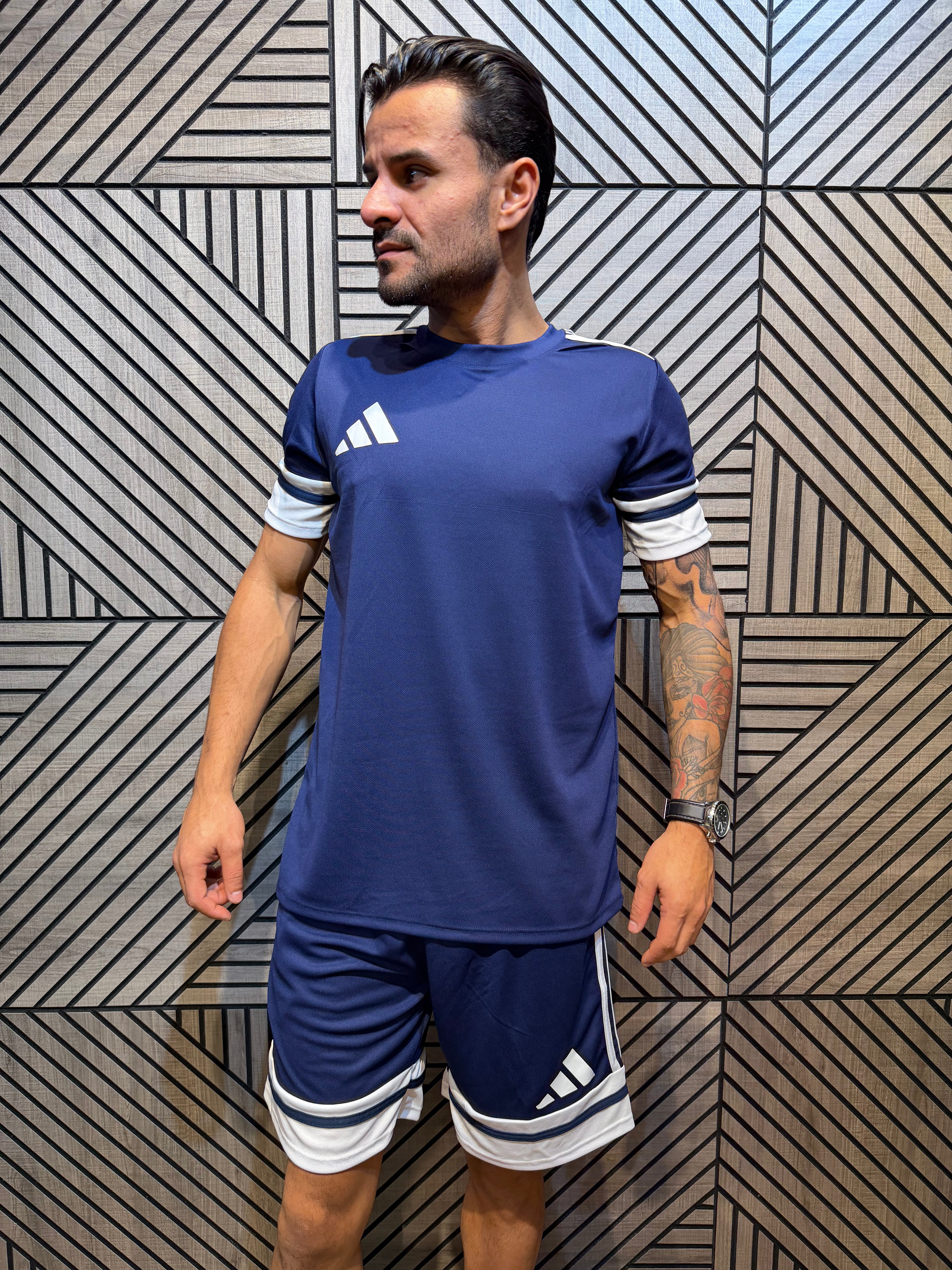 Conjunto Drifit: Camiseta + Shorts - Adidas Squadra