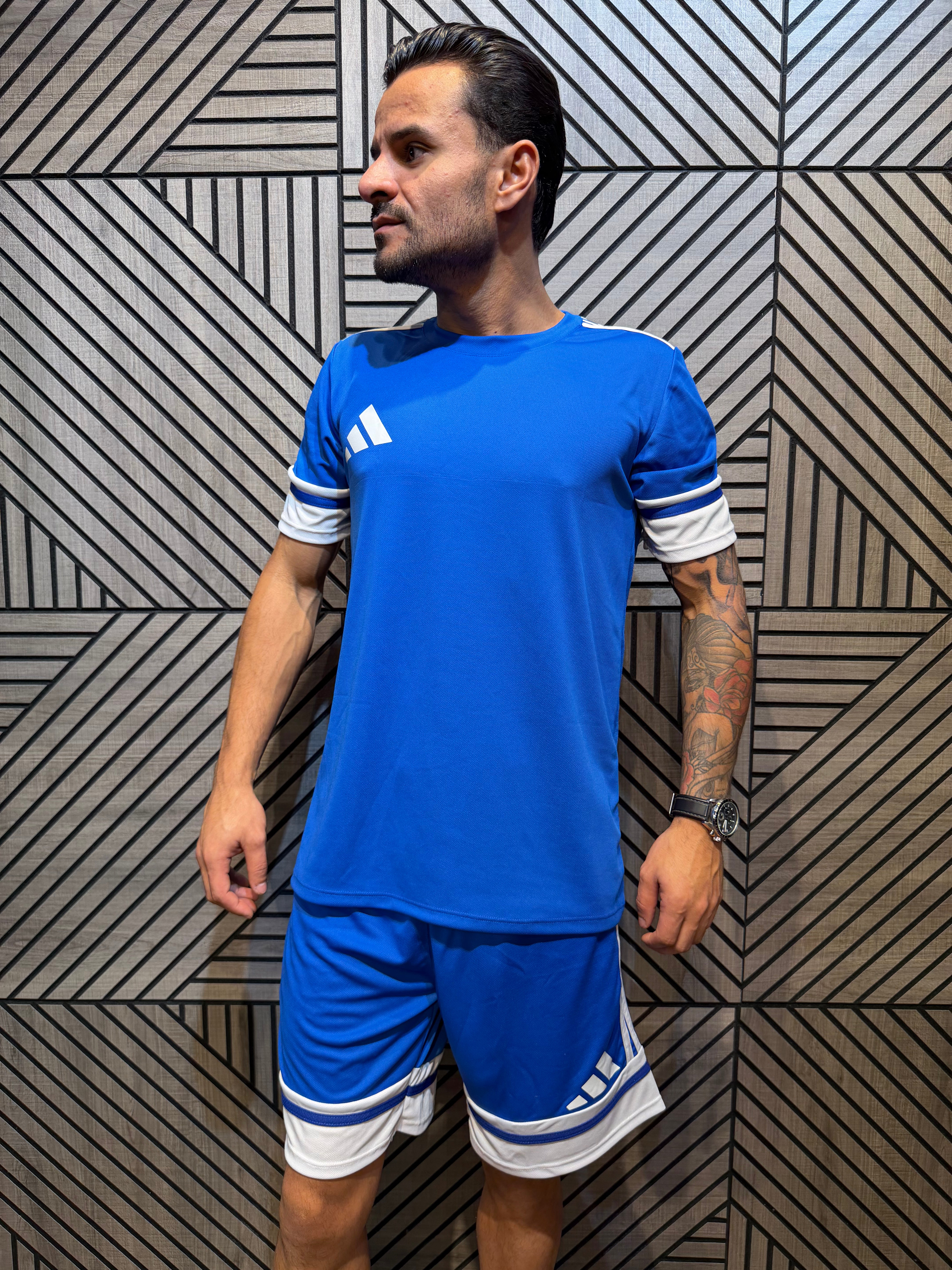 Conjunto Drifit: Camiseta + Shorts - Adidas Squadra