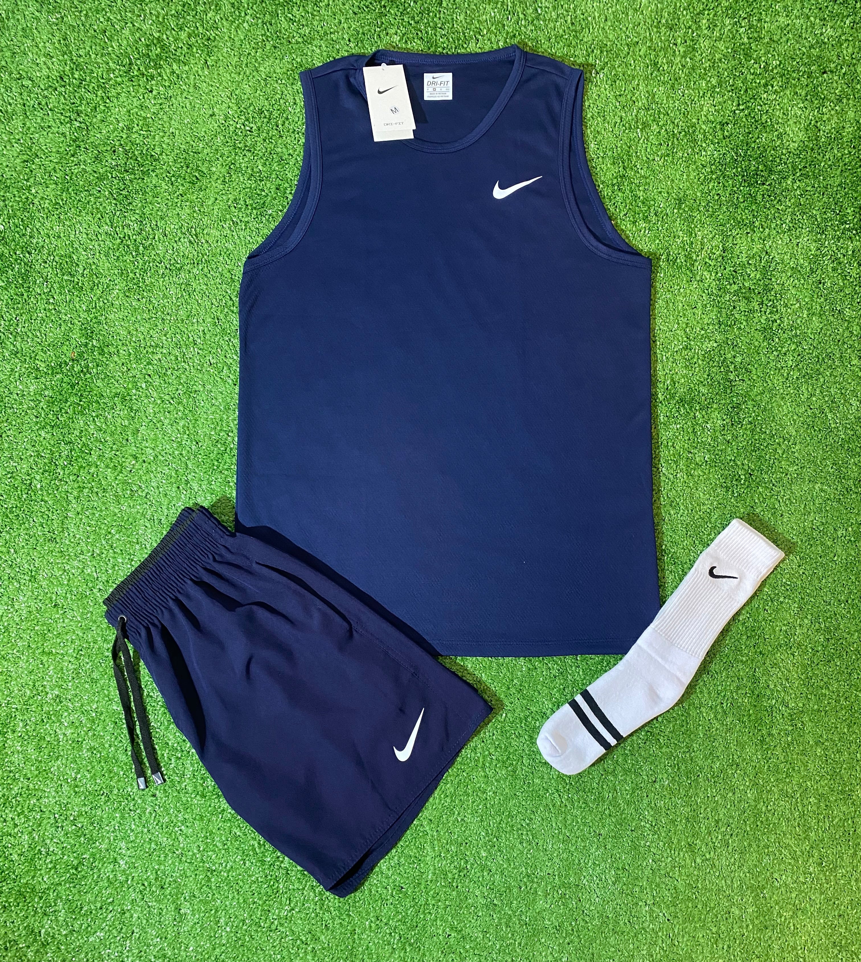 Kit Regata + Shorts + Meia Dri-fit - Nike