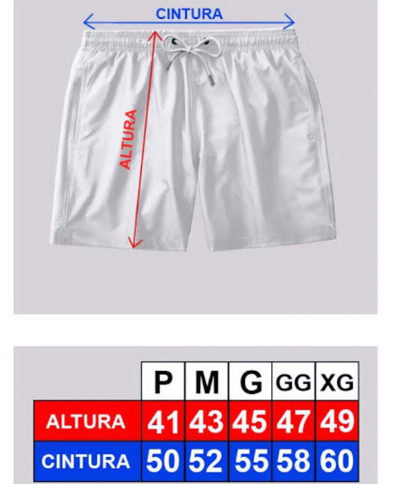 Kit com 6 bermudas Nike  dri-fit mauricinho