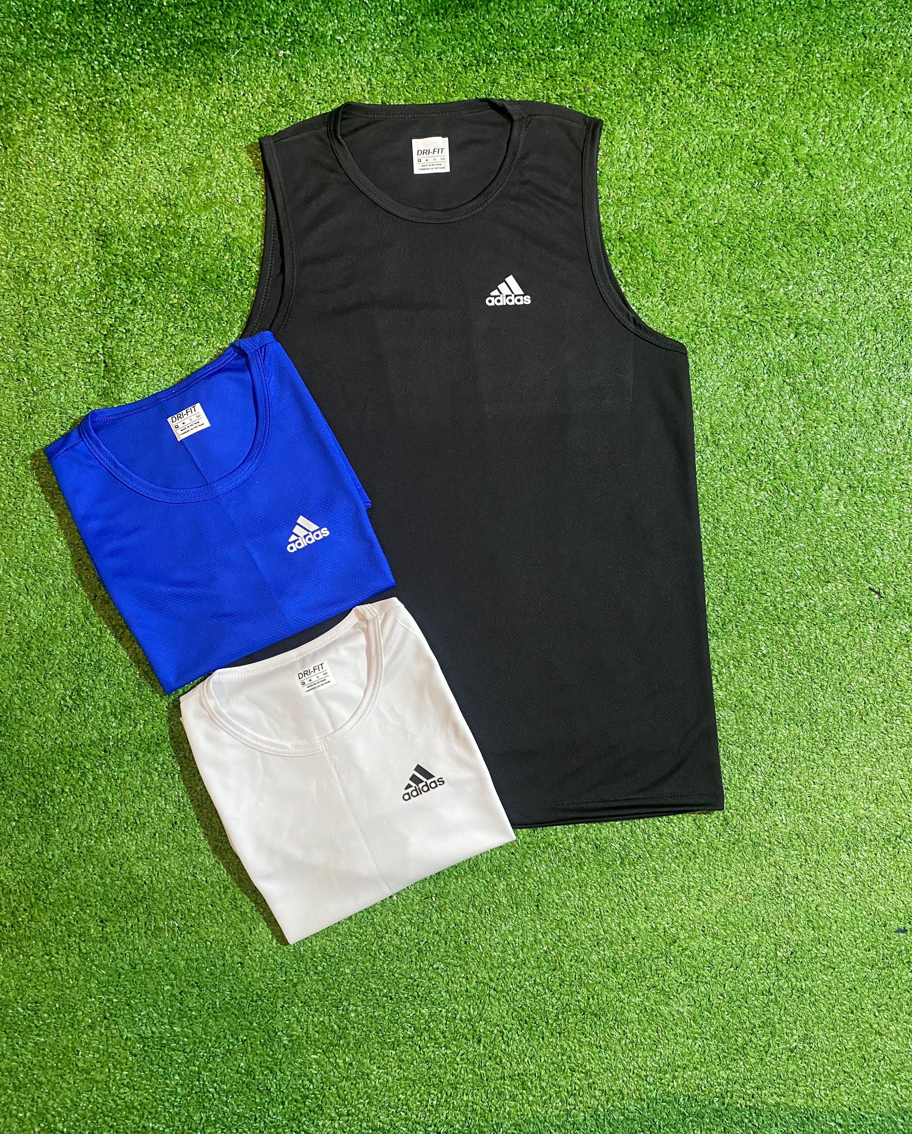 Kit 3 Regatas Dri-fit - Adidas