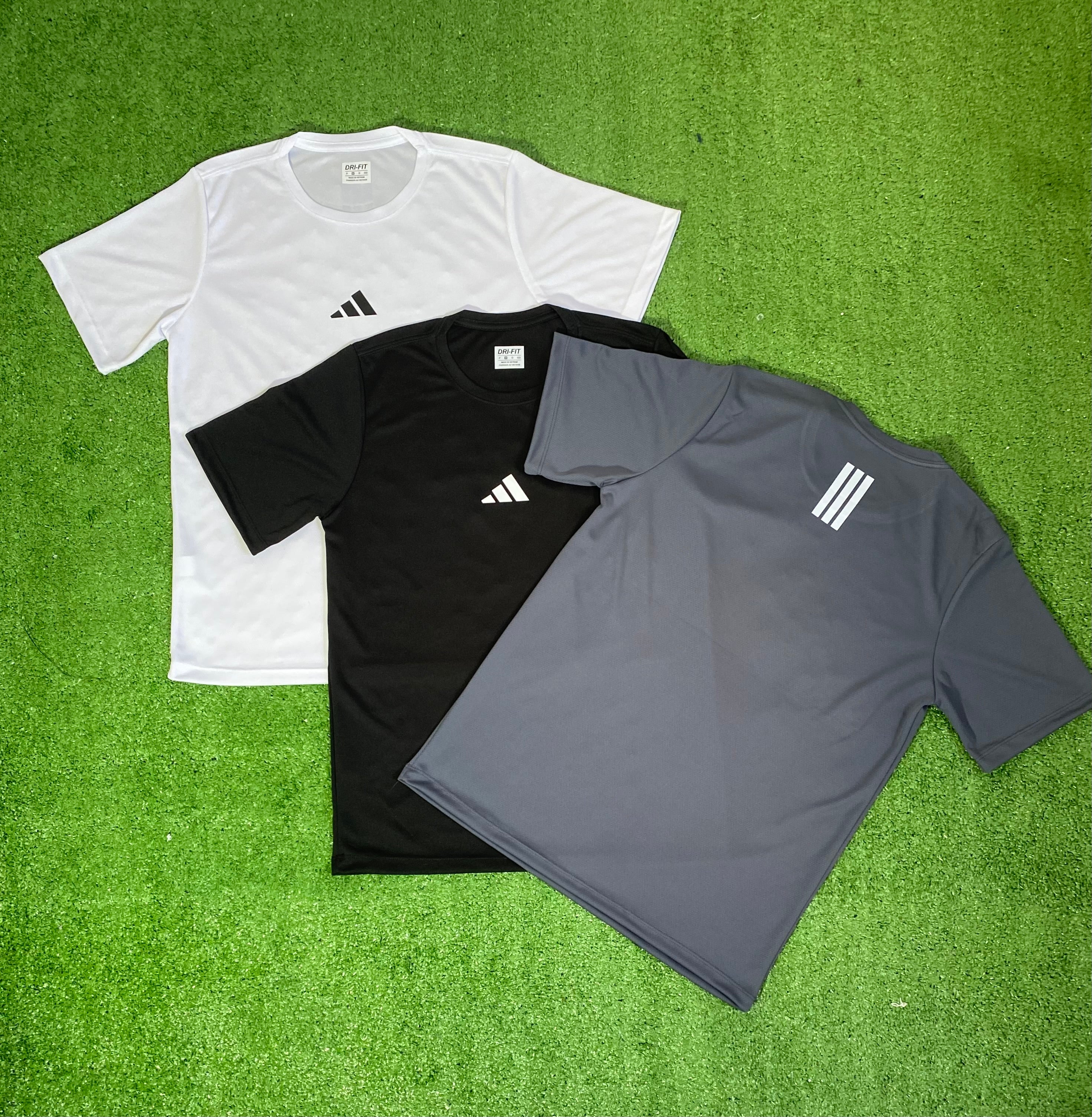 Kit 3 Camisetas Dri-fit - Adidas