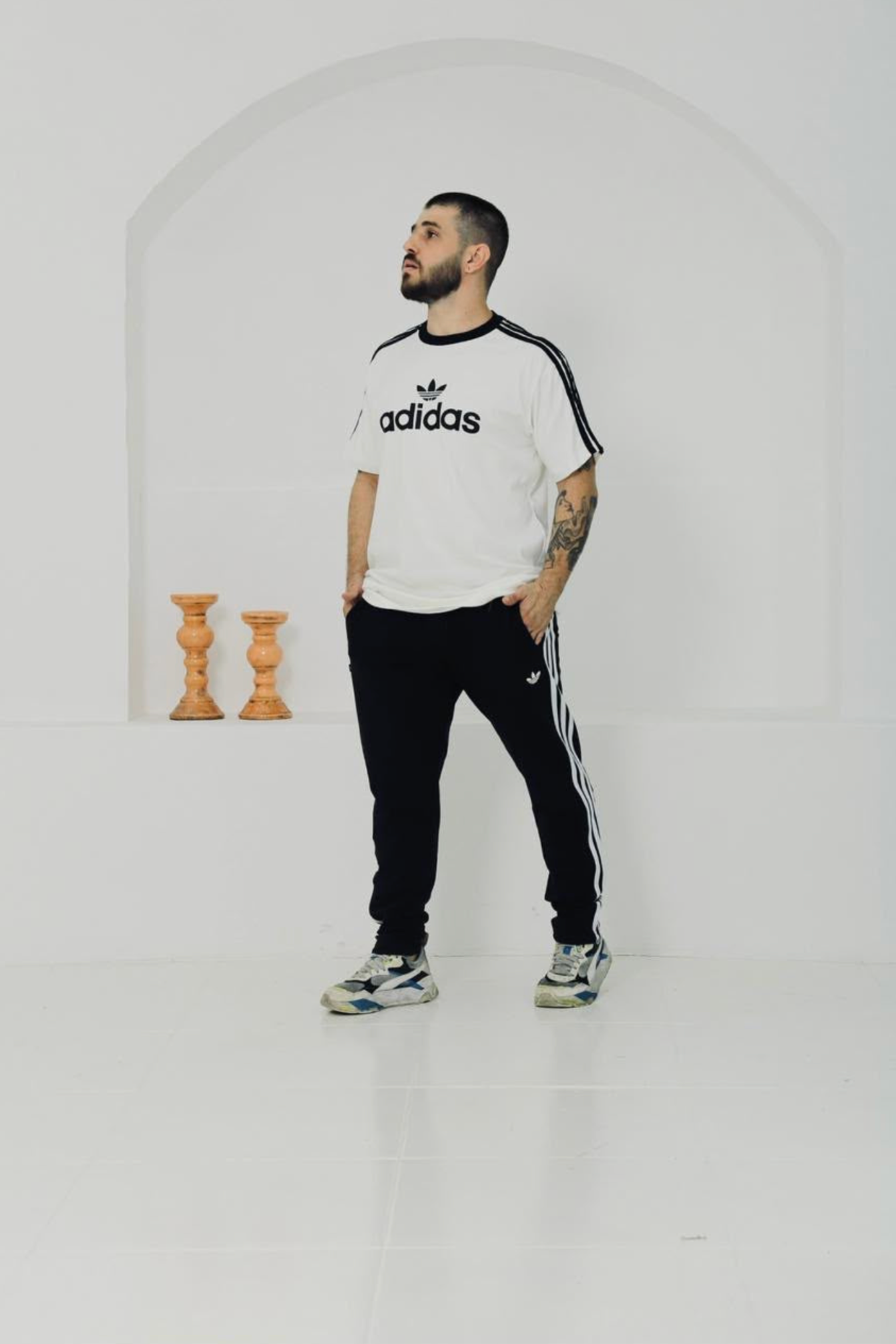 Calça Moletinho 3 Stripes Adidas Originals - Unisex