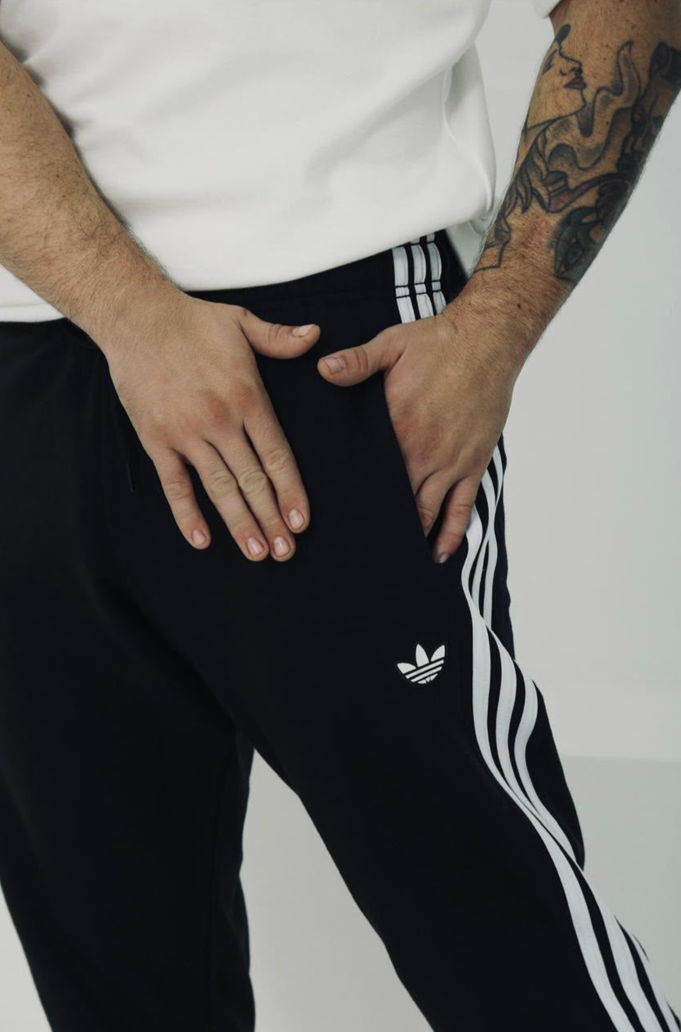 Calça Moletinho 3 Stripes Adidas Originals - Unisex