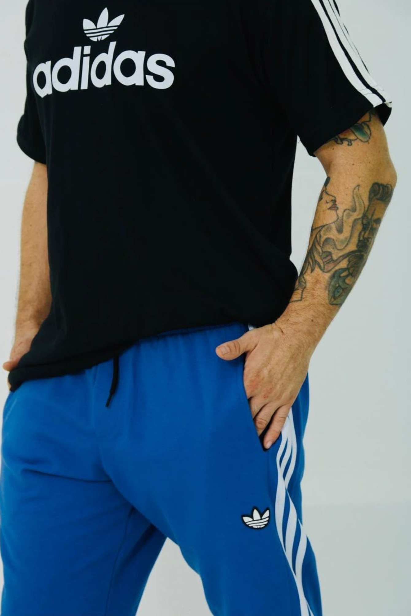 Calça Moletinho 3 Stripes Adidas Originals - Unisex