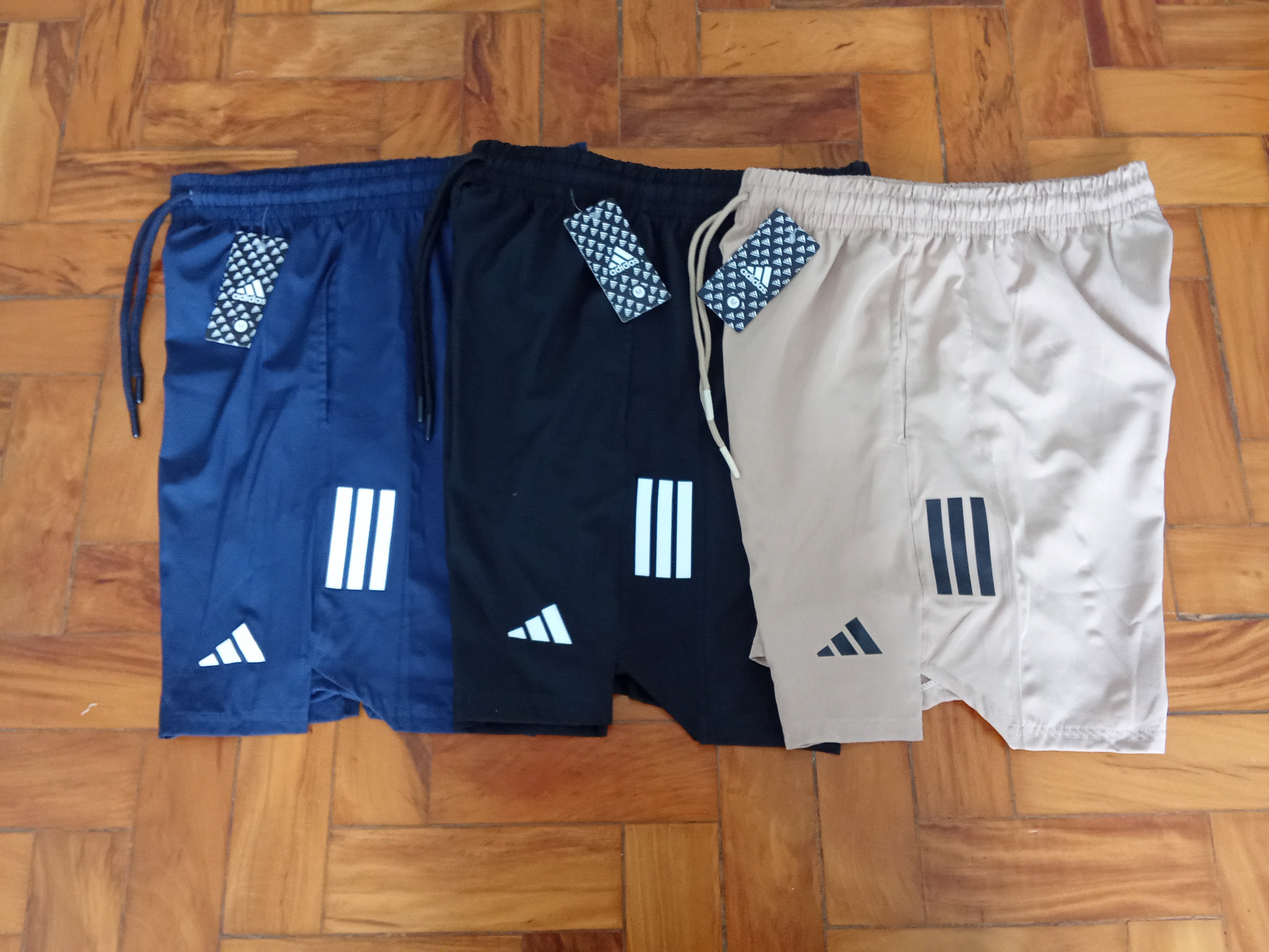 Kit 3 shorts Adidas treeF dri-fit
