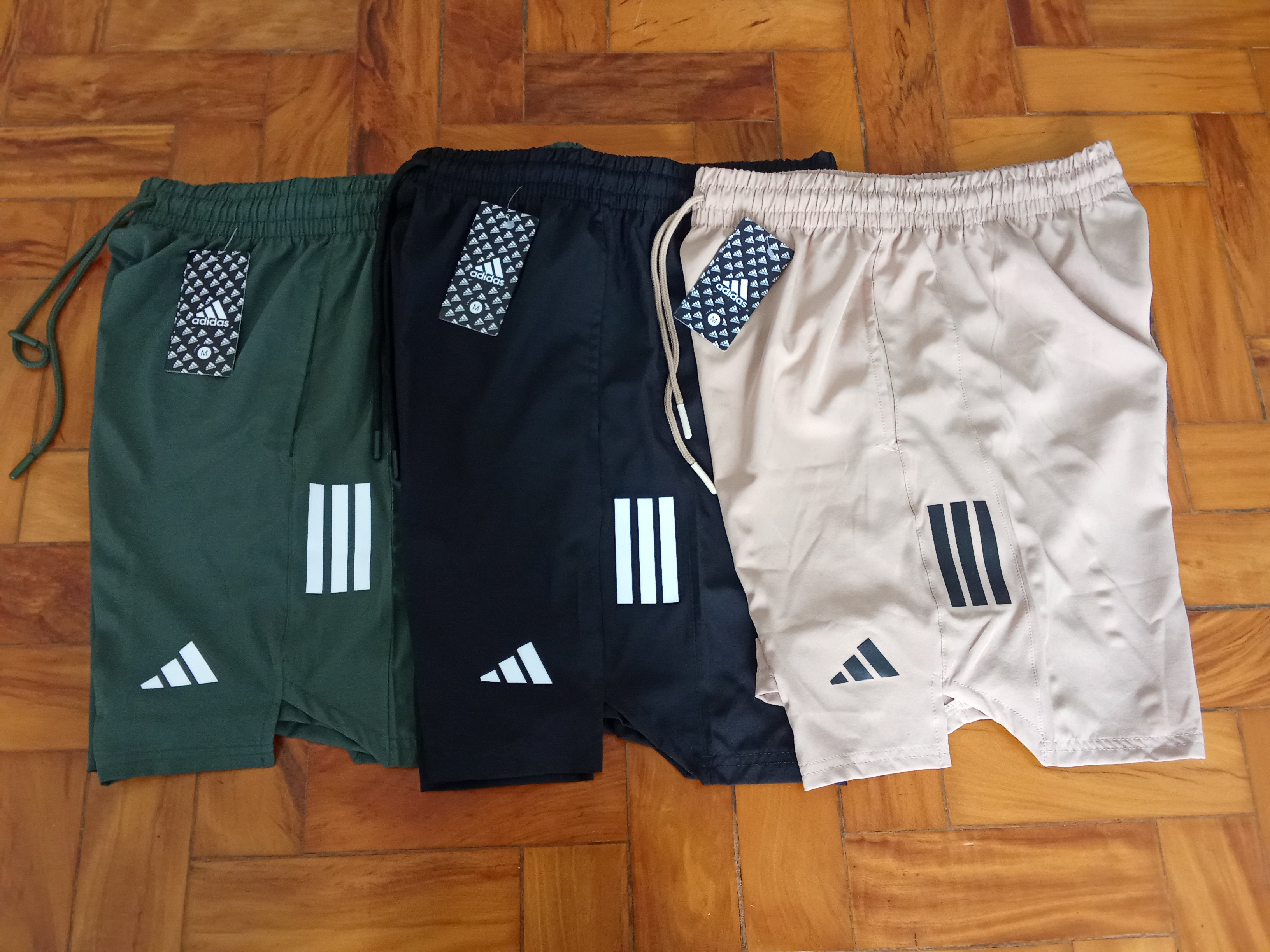 Kit 3 shorts Adidas treeF dri-fit